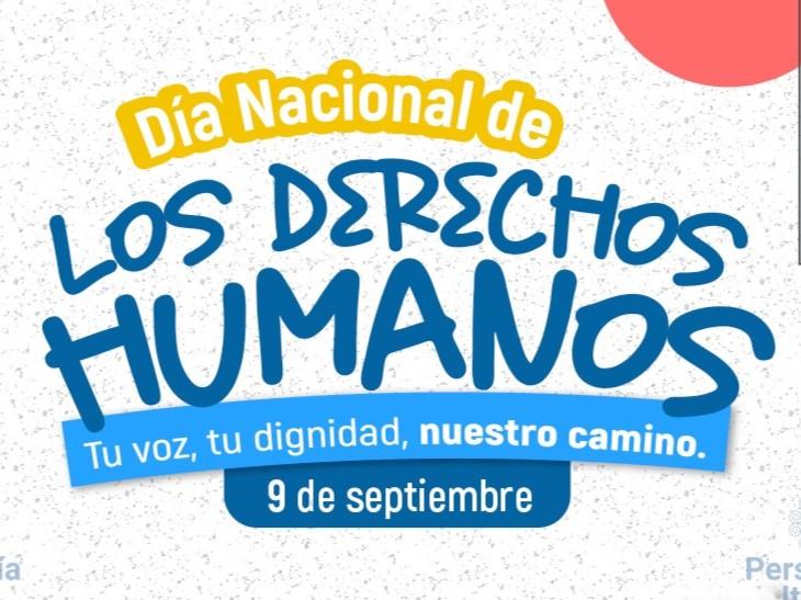 Imagen conmemorativa del día nacional de los derechos humanos